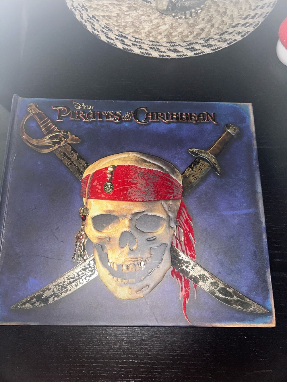Disney Pirates of the Caribbean Art Book Blue, Red, Gold, Silver